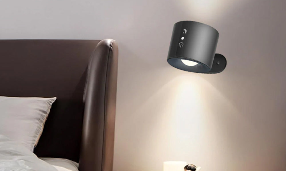 Rechargeable LED Spotlight Wireless Wall Lamp with Remote Control
