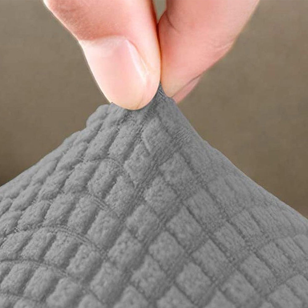 Water Repellent Sofa Seat Cushion Cover Furniture Couch Slipcover Protector-Grey
