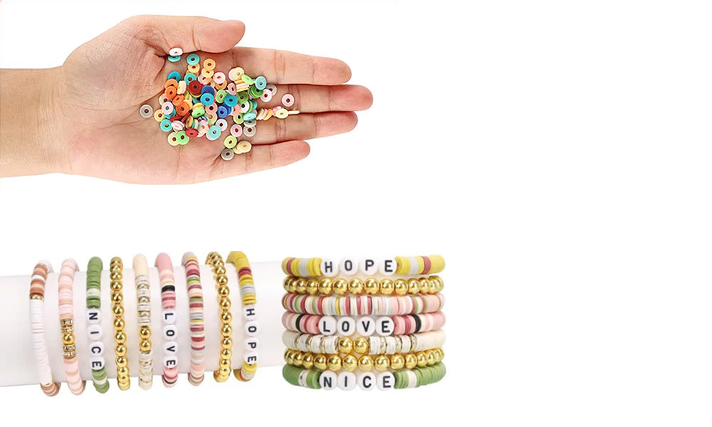 7300Pcs Bracelet Making Kit Colorful Jewellery Making Set