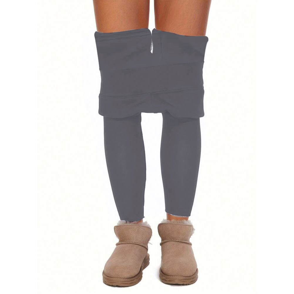 3Pcs Women's Fleece Lined Leggings Tummy Control Thermal Warm Stretchy Soft 3XL