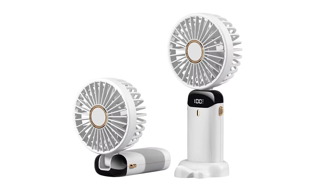 Portable USB Handheld Fan with LED Display
