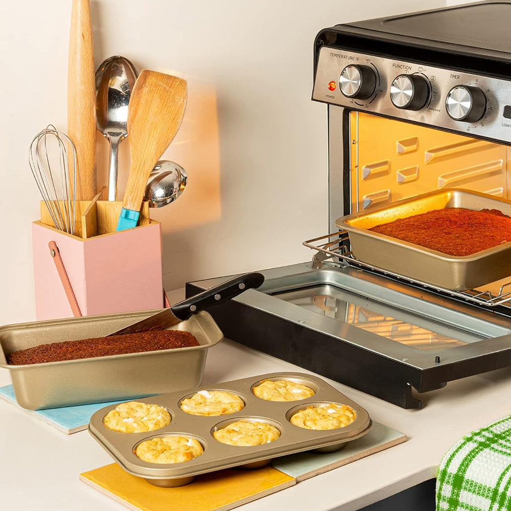 5Pcs Bakeware Set Nonstick Oven Pan for Kitchen