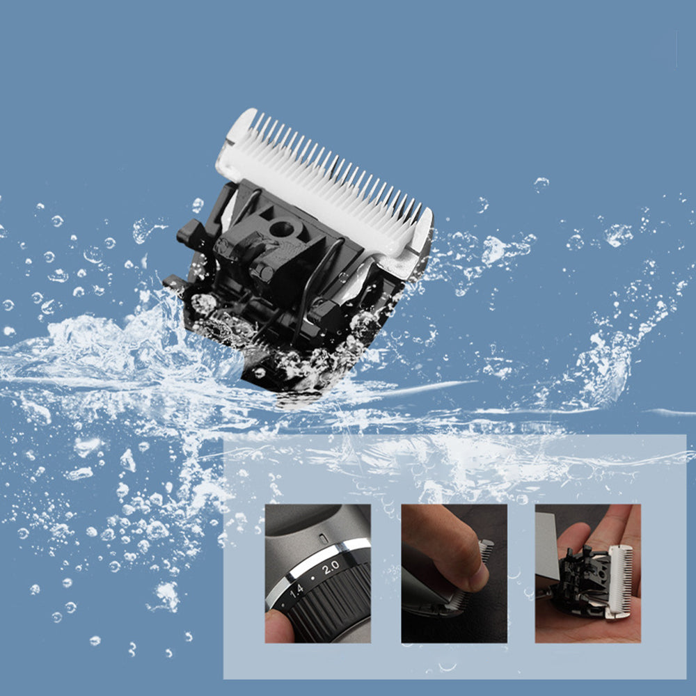 Pet Electric Clipper Grooming Trimmer Shaver Cordless Kit with 4 Combs