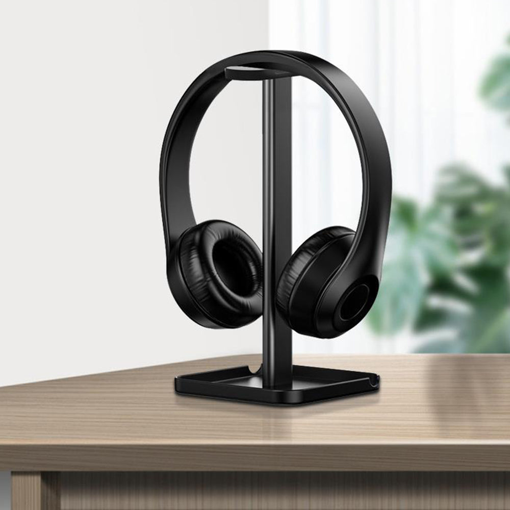 Headset Stand Multi-Purpose Headphone Bracket Hanger Desk Display Holder Black