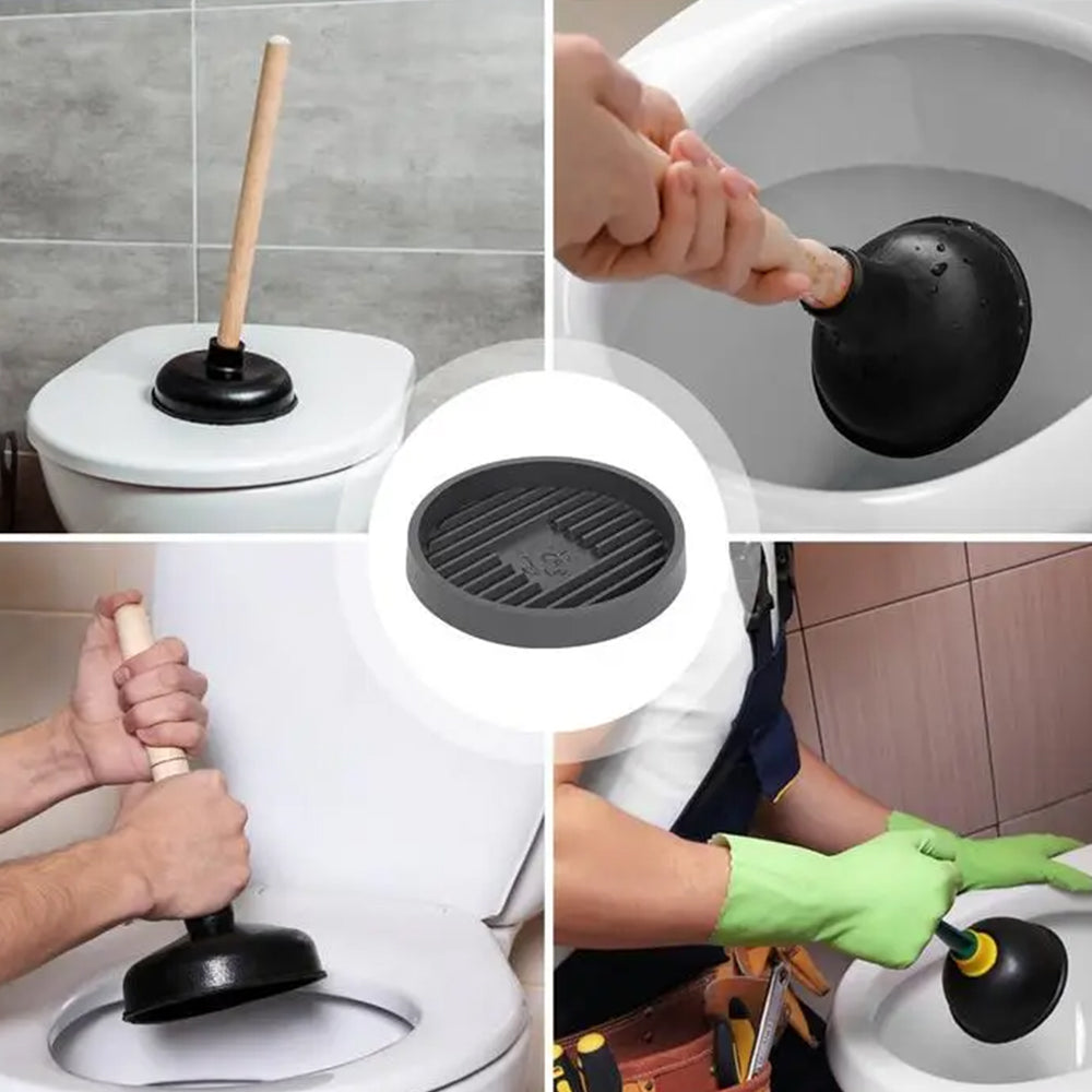 Toilet Plunger Holder Drip Tray Bathroom Plunger Drying Pad Flower Pot Tray
