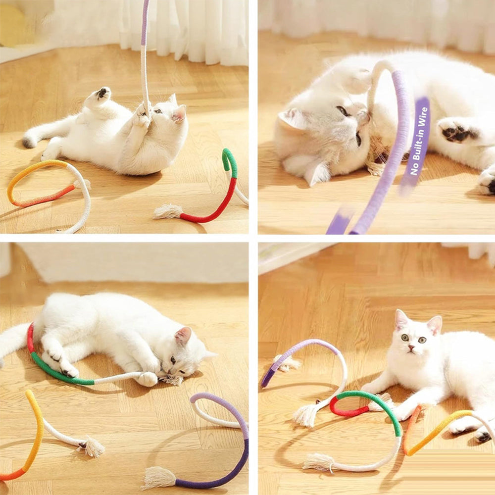 3Pcs Bite-Resistant Cat Bite Rope Kitten Teeth Grinding Sisal Rope