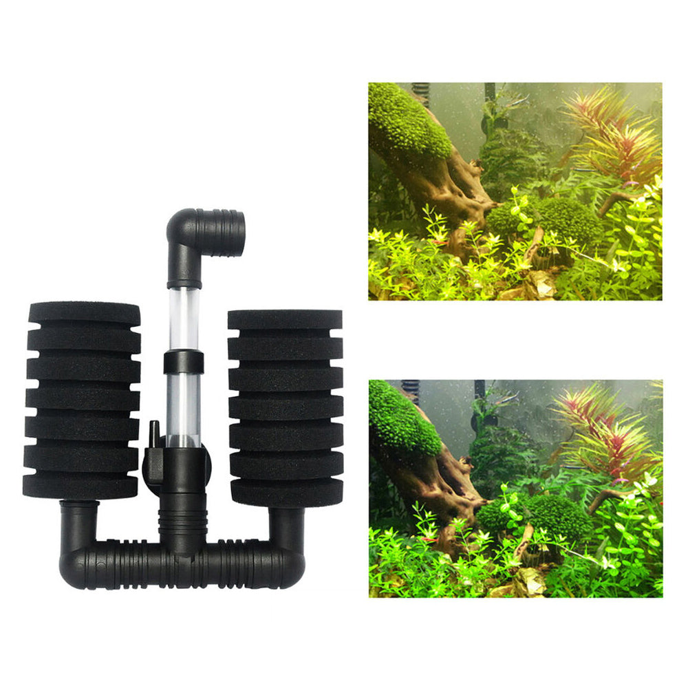 Sponge Filter Fish Tank Air Pump Skimmer Aquarium Biochemical Filter ST3