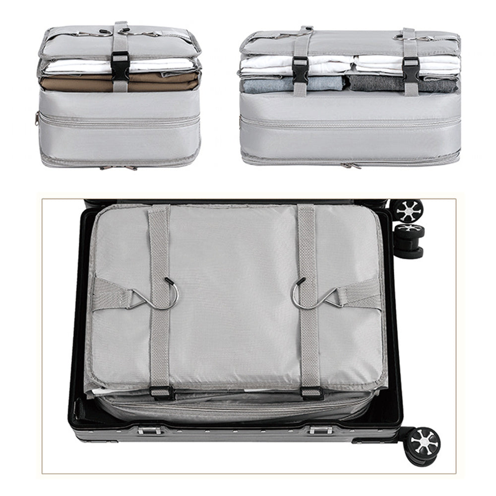 Portable Travel Camping Hanging Luggage Organizer Foldable Packing Cube XL