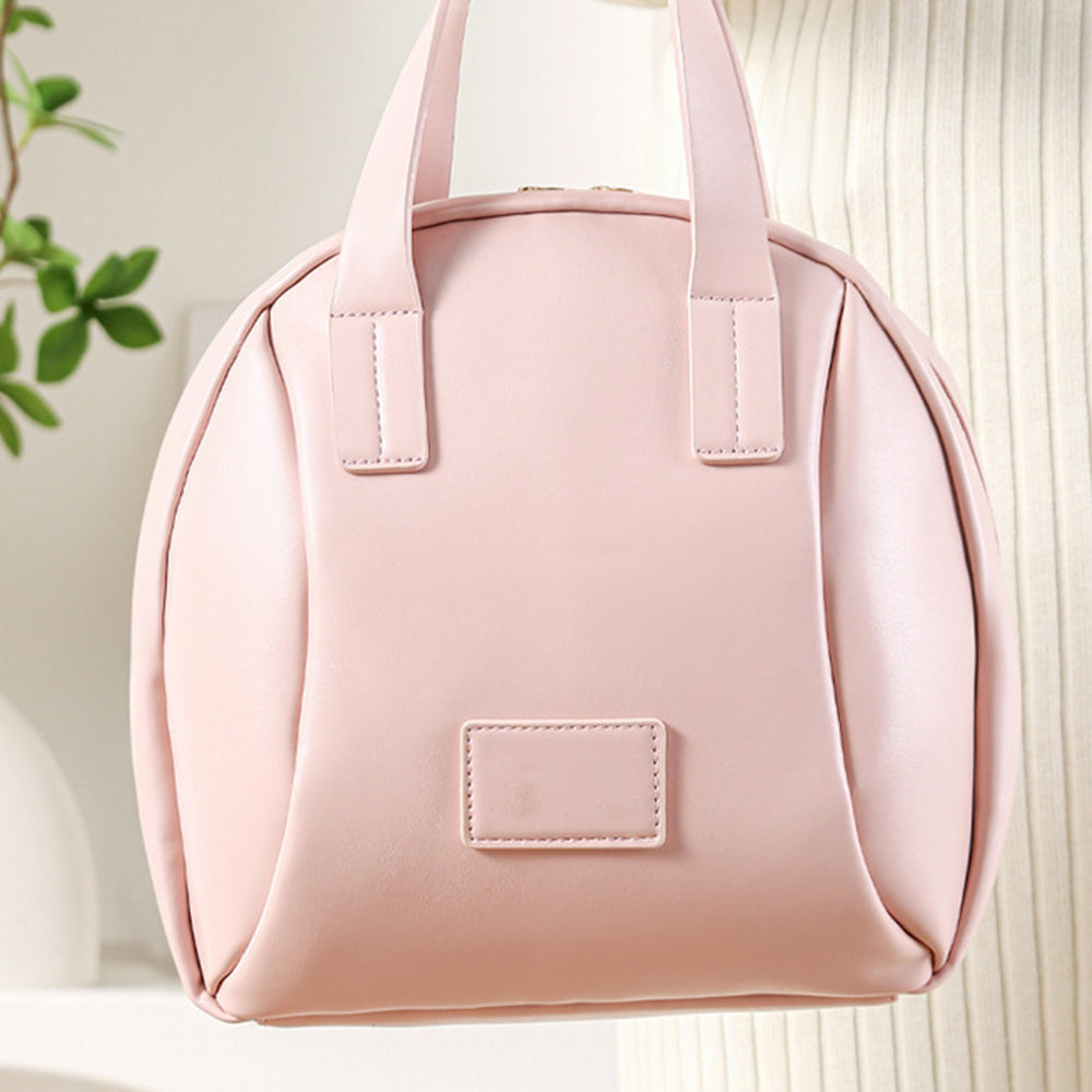 Large Capacity Cosmetic Bag Travel Portable Makeup Toiletry Organizer Pink