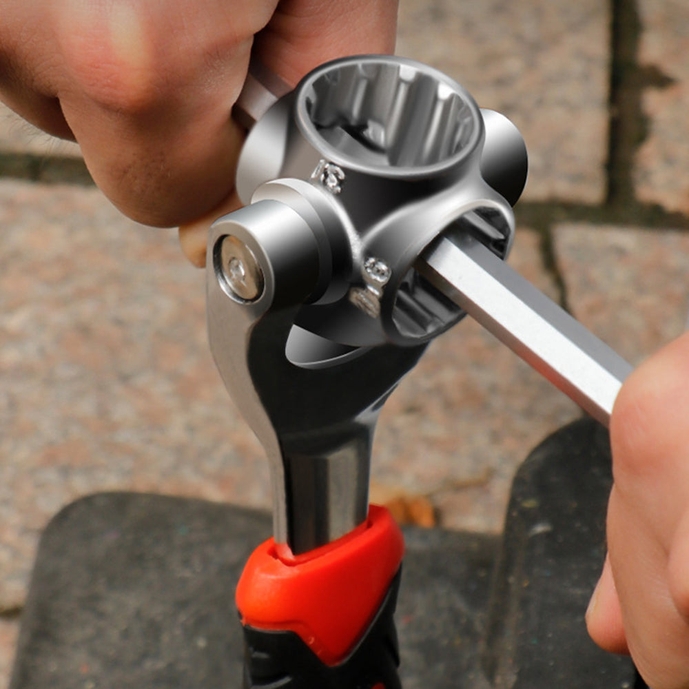 2Pcs 52 in 1 Adjustable Universal Socket Spanner Wrench 360 Degree Rotating Head