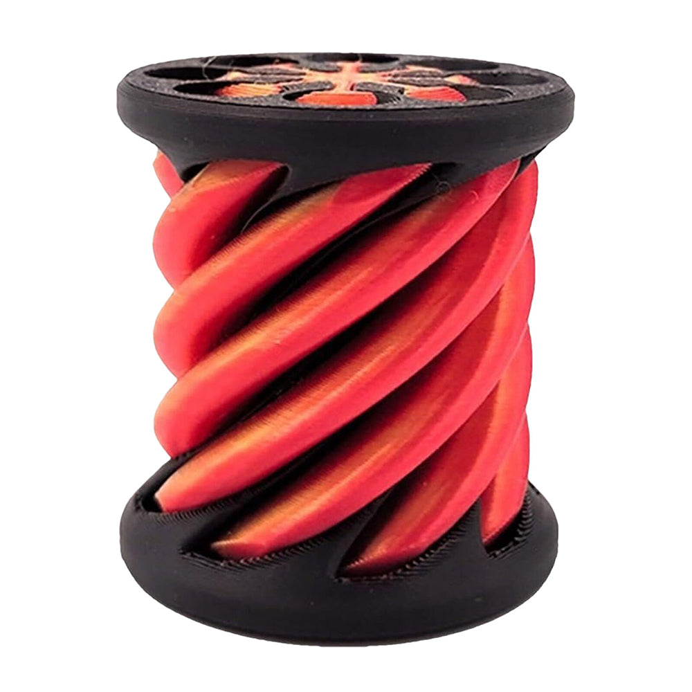 Impossible Cylindrical Passthrough Sculpture 3D Printed Cylindrical Fidget Toy