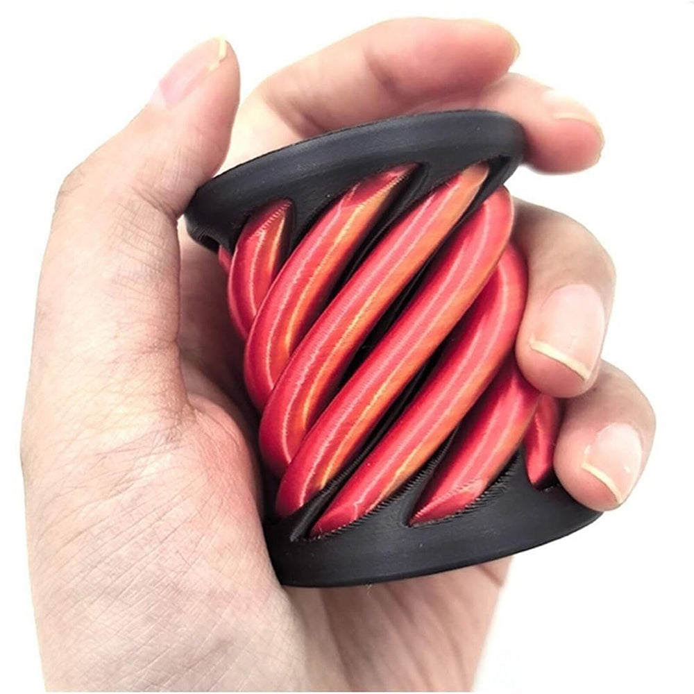 Impossible Cylindrical Passthrough Sculpture 3D Printed Cylindrical Fidget Toy