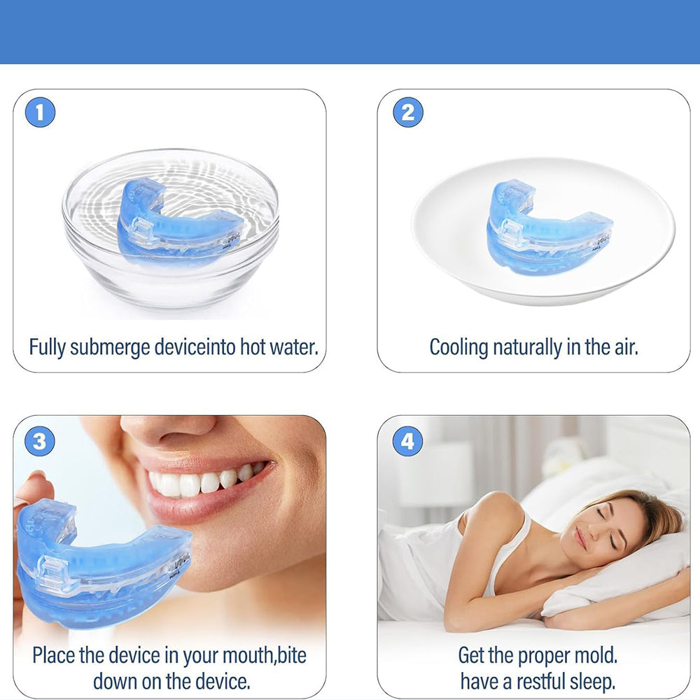 Adjustable Anti-Snore Mouthpiece Stop Snoring Teeth Grinding Mouth Guard Sleeping Aid