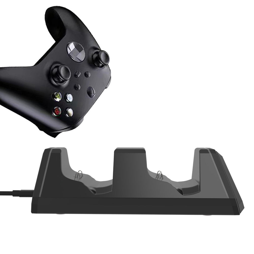 USB Powered Wireless Charging Dock for Dual Controllers Fit for Xbox One Series S/X Controller