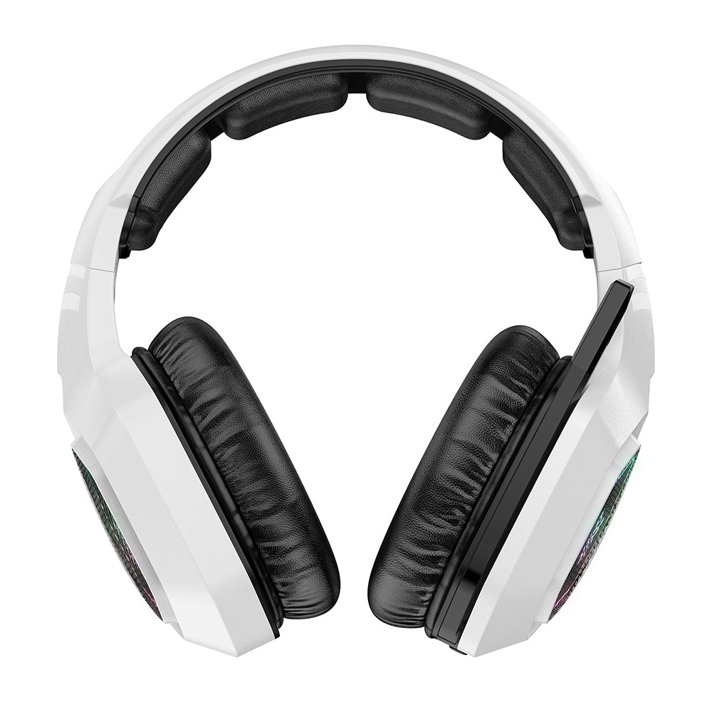 3-Mode RGB Gaming Headphone with Mic Over- ear Headphones Compatible with PS4/PS5/Switch/Mobile/ PC/Mac