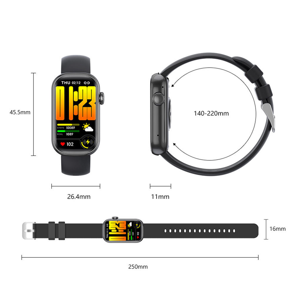 Bluetooth Smart Watch with Calling Sports Tracking Function Compatible with iOS Android Phone