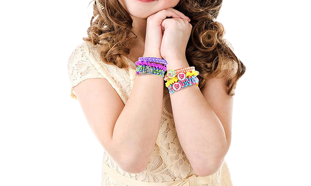DIY Friendship Bracelet Making Kit for Kids Colorful String Bracelet Crafting Gift