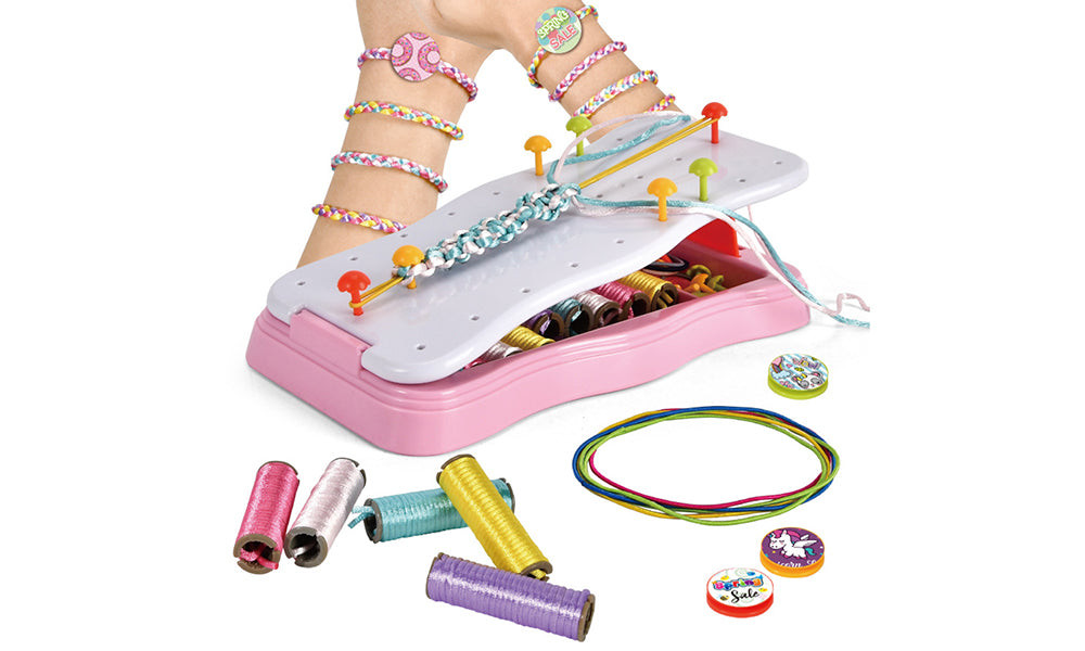 DIY Friendship Bracelet Making Kit for Kids Colorful String Bracelet Crafting Gift