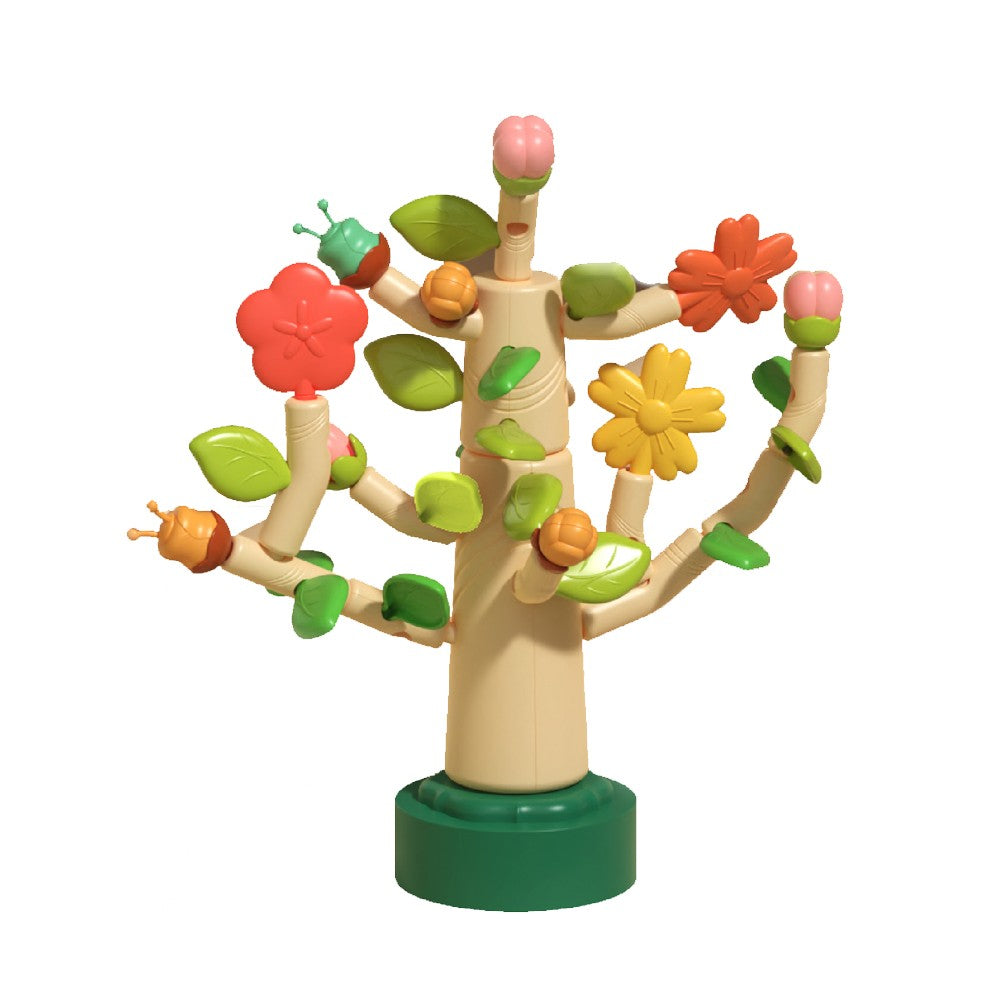 39-Piece Kids DIY Flower Garden Building Toy Set STEM Gardening Pretend Toy