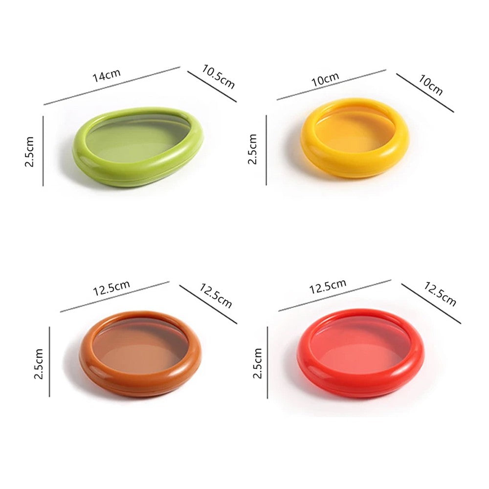 4Pcs Fridge Storage Reusable Fruit Vegetable Storage Box Food Fresh Containers