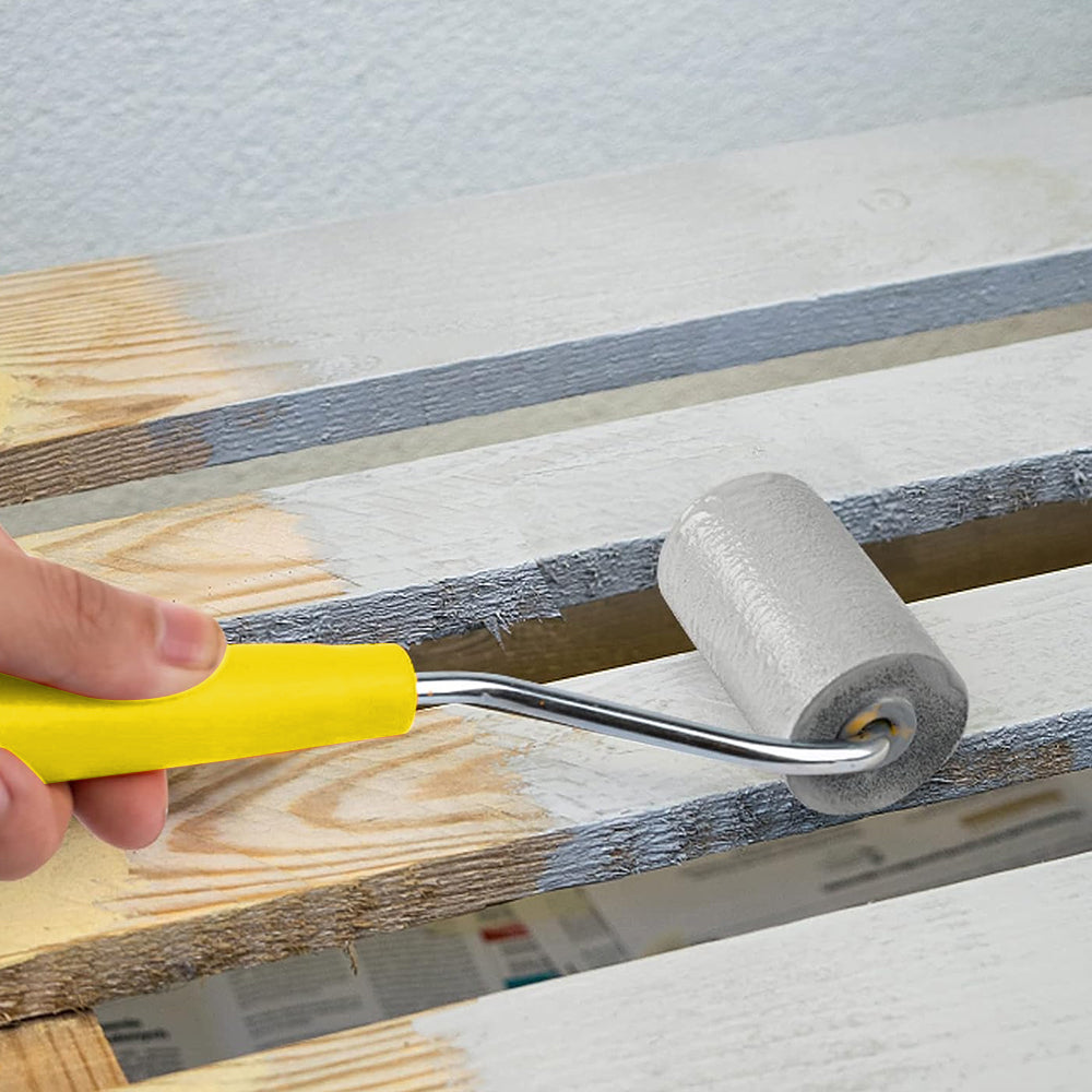 16Pcs Mini Paint Roller Kit Small Paint Roller with Tray