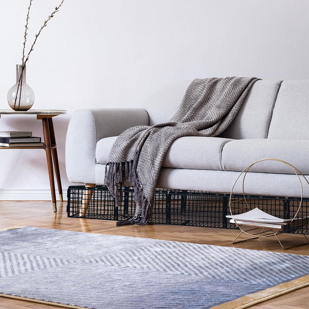 10Pcs Under Bed Guards Under Couch Blocker Fence for Furniture Underneath