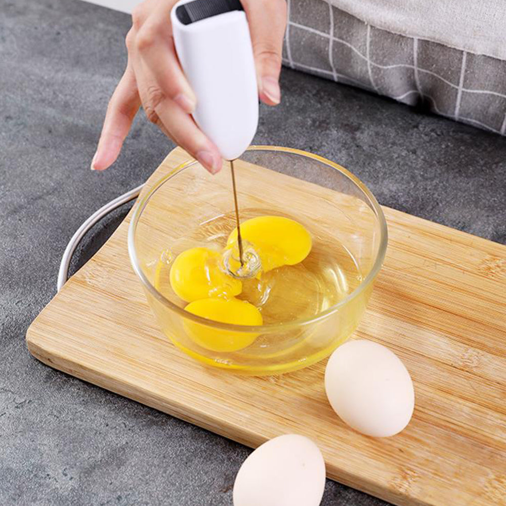 4Pcs Electric Mini Foamer Handheld Milk Frother Egg Beater Stirrer Whisk Mixer