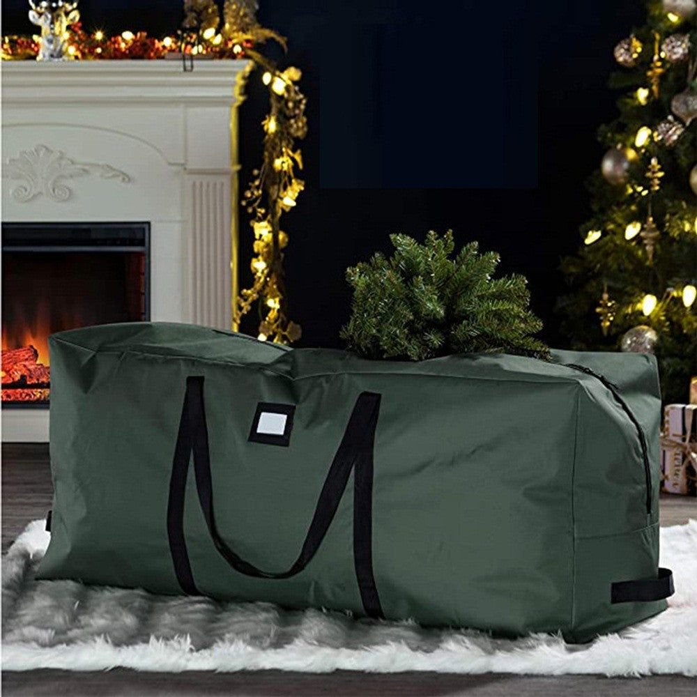165x38x76cm Oxford Cloth Christmas Tree Storage Bag - Green