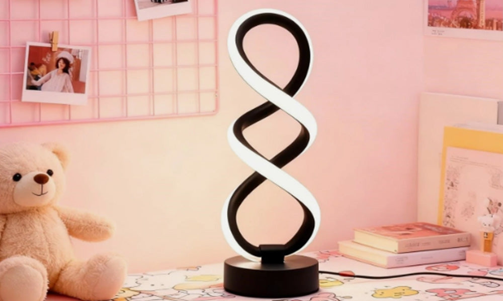 Modern LED Bedside Lamp Dimmable Table Light with USB