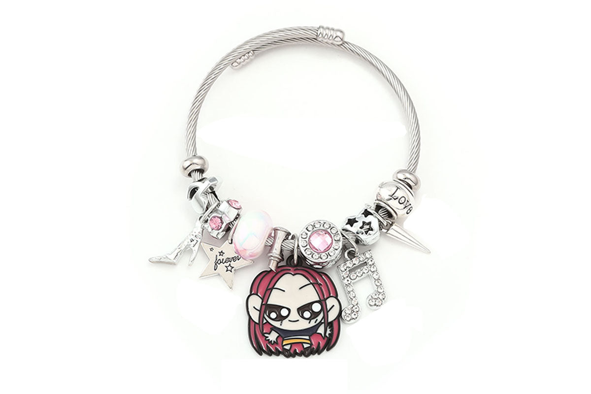 Monster Huntress Inspired Bracelet Character Beaded Charms Chain Wristband