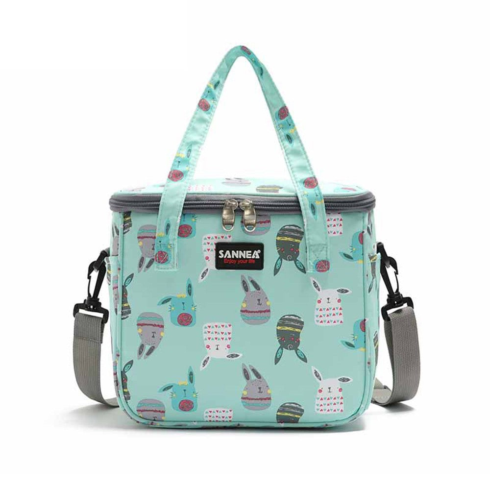 Portable Oxford Cloth Thermal Lunch Bag Insulated Cooler Bag - Style 4