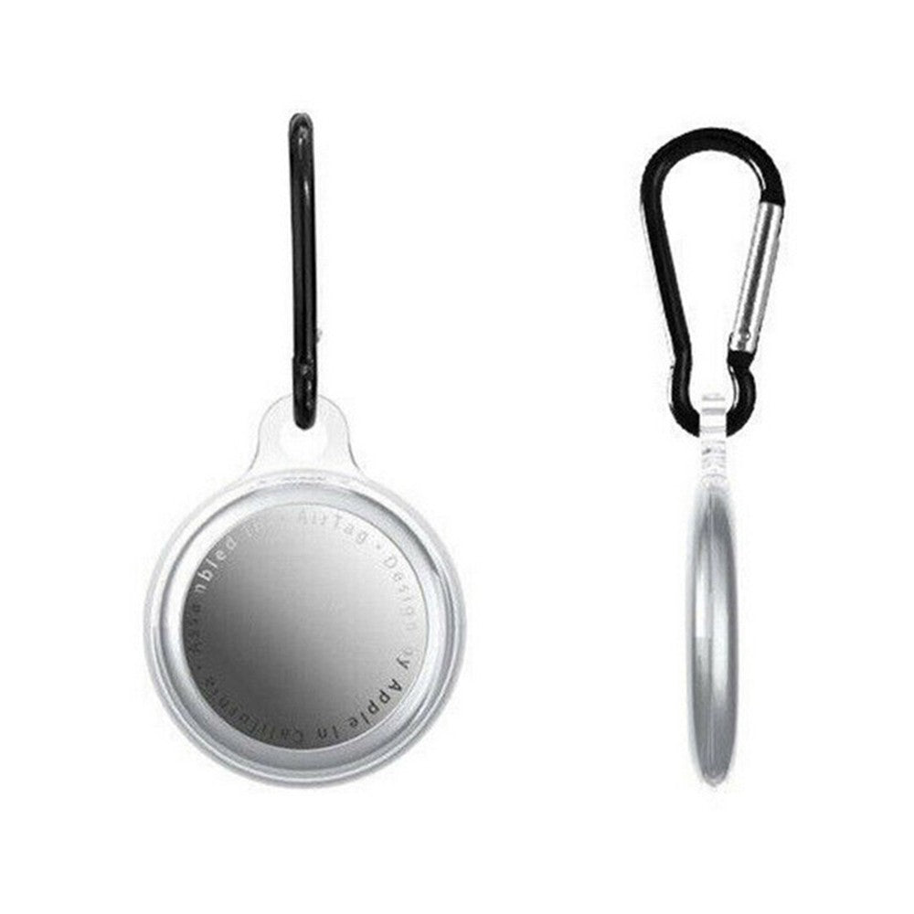 1Pc Protective Case Cover Tracker Holder for AirTag with Keyring - Style 6