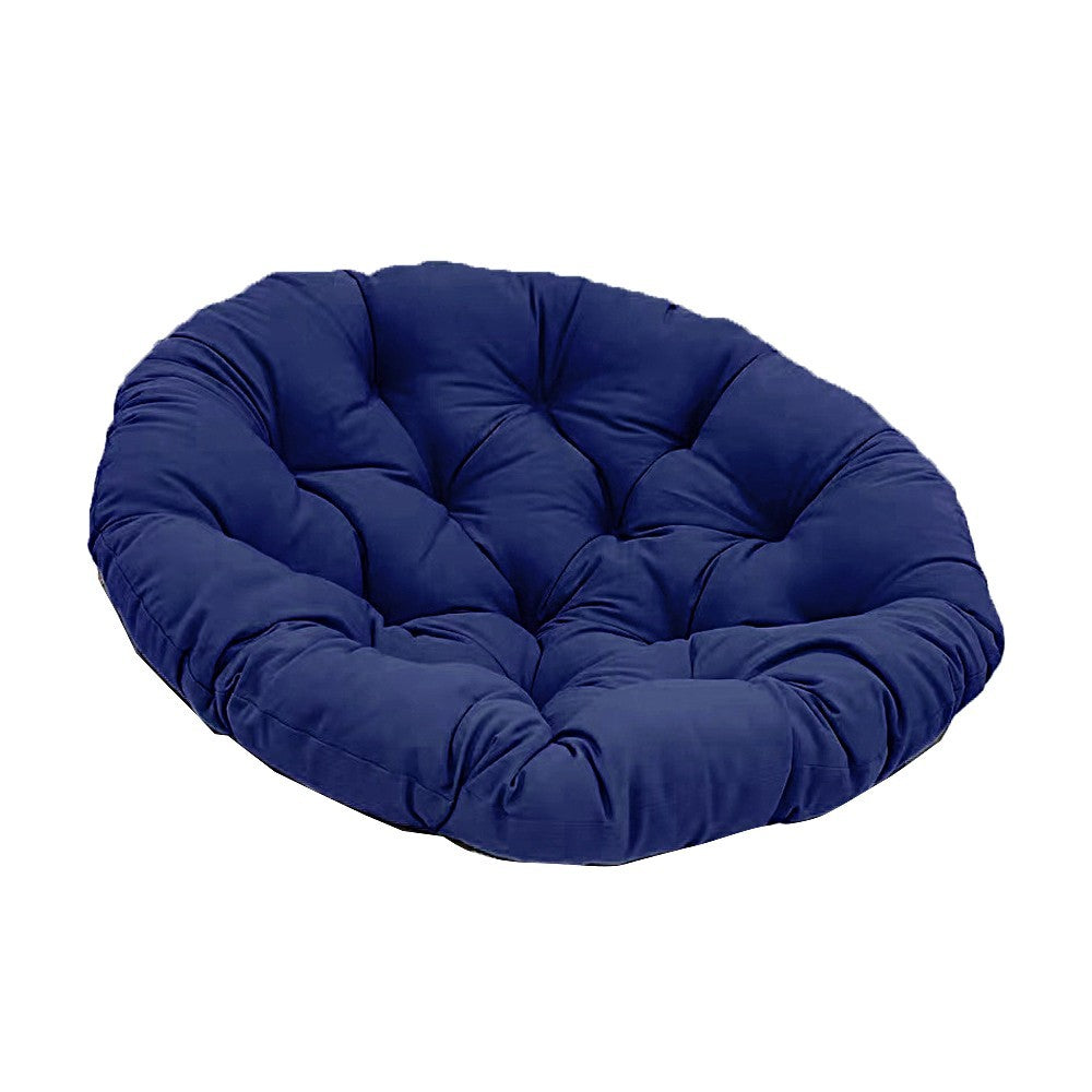 100cm Comfort Papasan Chair Cushion Stuffed Swing Chair Cushion Pad Navy Blue
