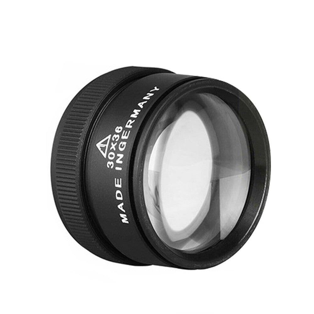1Pc Portable 30x36mm Optical Magnifier Handheld Magnifying Glass Pocket Loupes