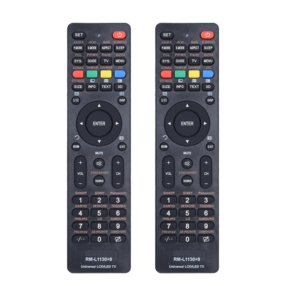 2Pcs Universal Smart TV Remote Control for LG Samsung Hisense TCL and More Brand