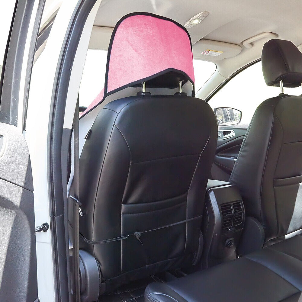 1Pc Car Front Seat Cover Sports Sweat Towel Car Seat Protector Mat - Pink
