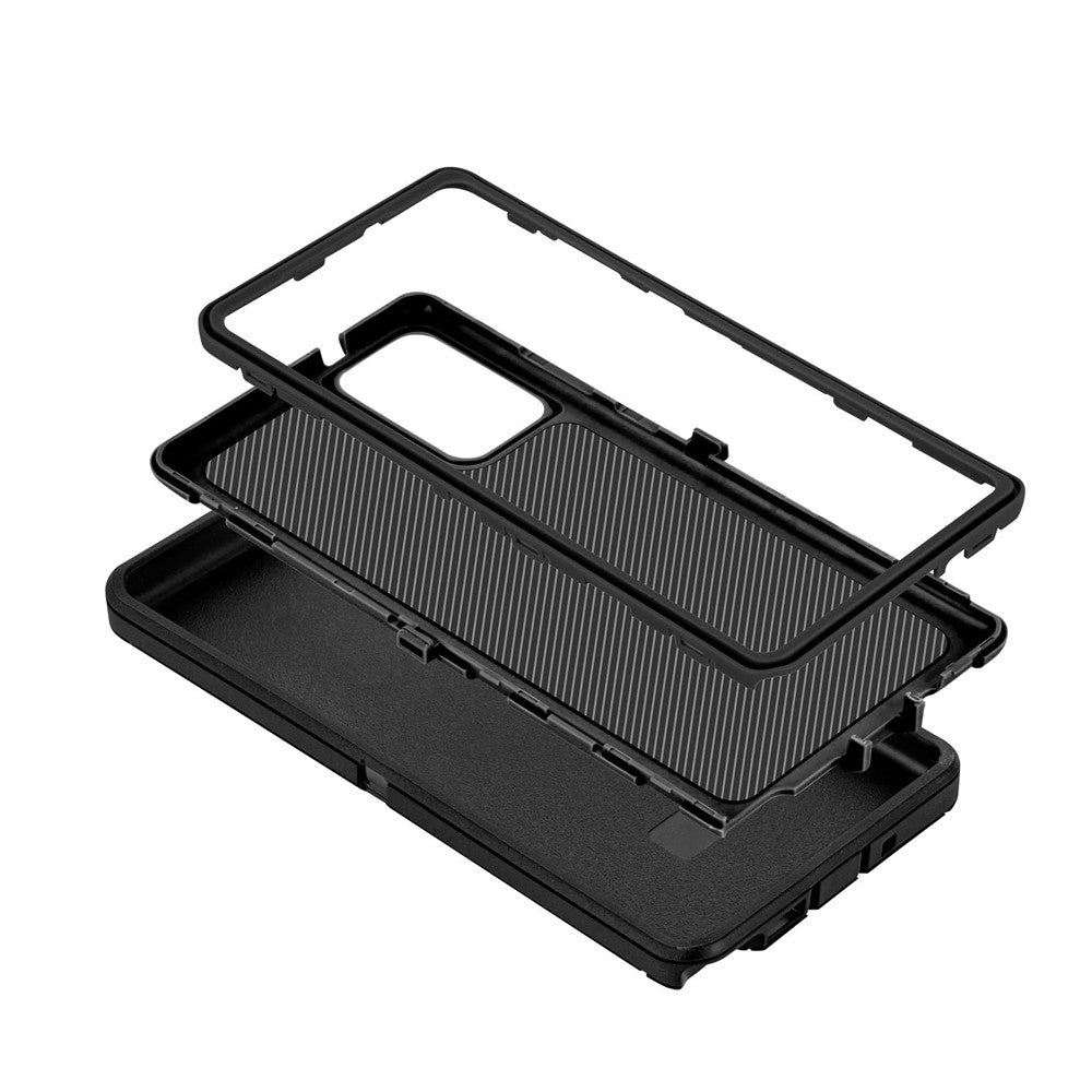 For Samsung Galaxy S23 Plus Phone Case Shockproof Protective Cover - Black