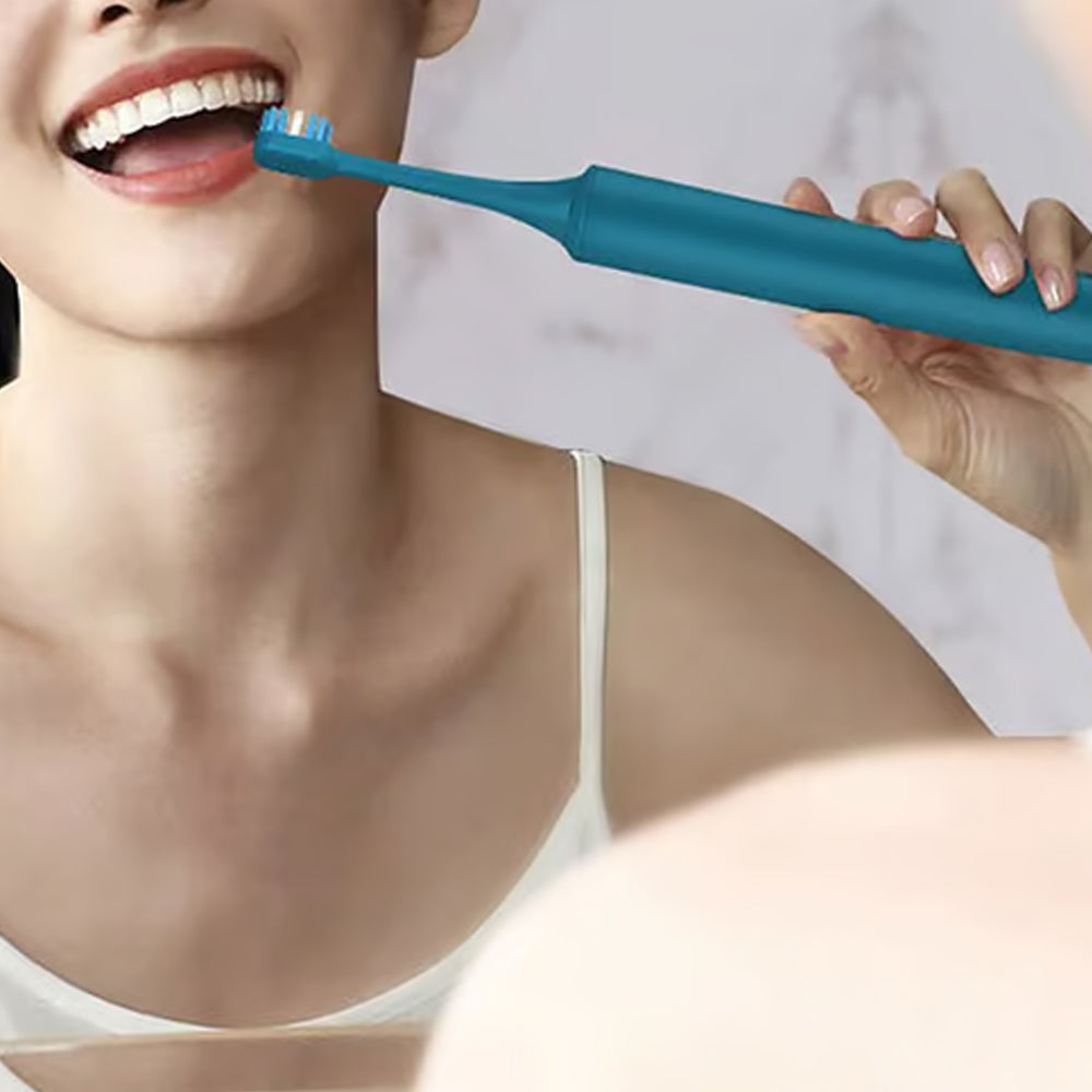 Travel Electronic Toothbrush with Ultraviolet Disinfection Function Case - Green