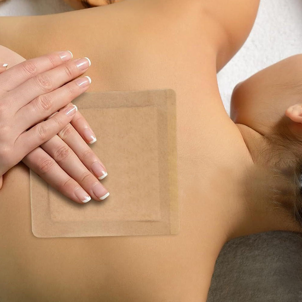 10Pcs Self-Adhesive Castor Oil Pack Wrap Castor Oil Pack for Sensitive Skin