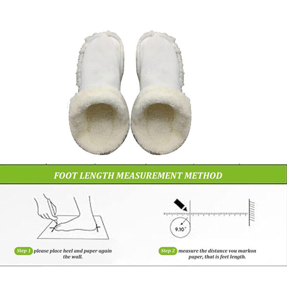 Fleece Fluffy Fuzzy Lining Warm Insoles for Crocs White EU34-35