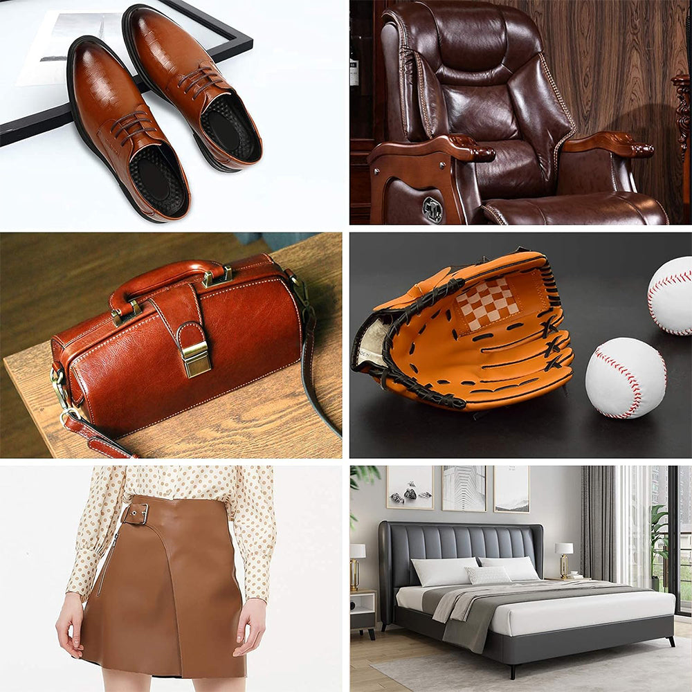 12Pcs Leather Repair Gel Kit Car Seat Sofa Scratch Rips Holes Filler Restore Kit