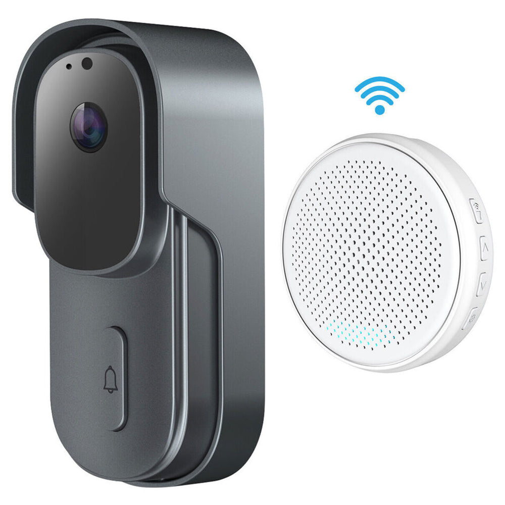 Wireless Smart WiFi Video Doorbell with Night Vision Intercom Security Camera