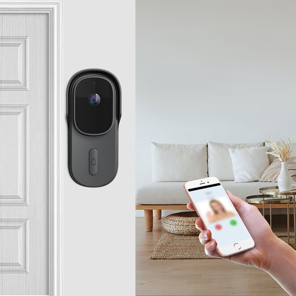 Wireless Smart WiFi Video Doorbell with Night Vision Intercom Security Camera