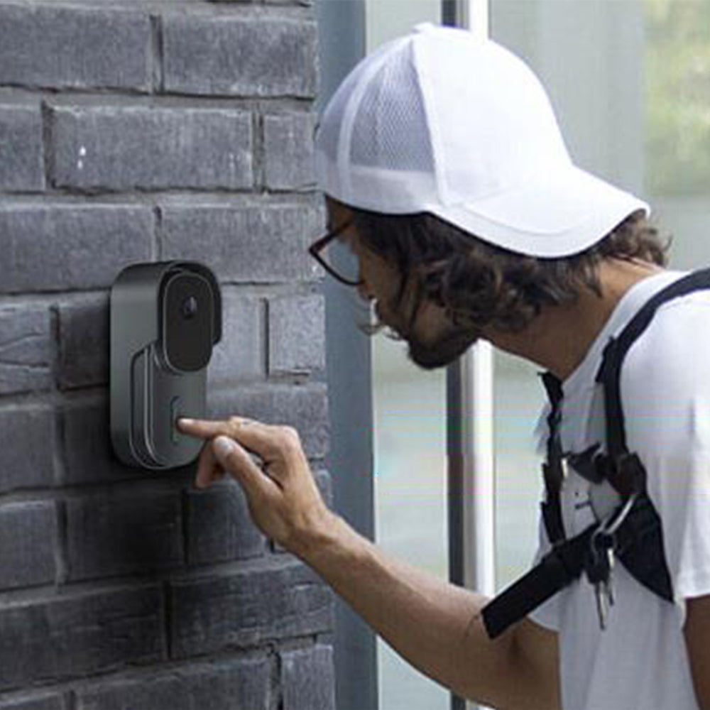 Wireless Smart WiFi Video Doorbell with Night Vision Intercom Security Camera