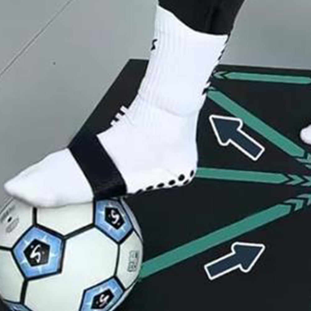2Pcs Football Footstep Training Mat Anti-Skid Shock Absorption Training Mat