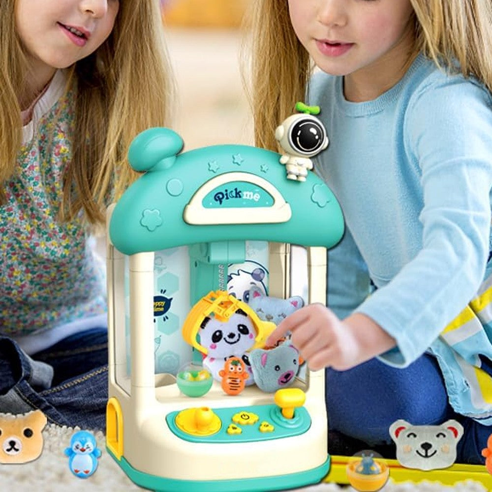 USB Kids Mini Claw Machine Arcade Doll Grabber Toy - Green