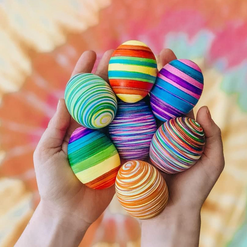 Easter Egg Decorator Kit Egg Decorating Spinner - Yellow