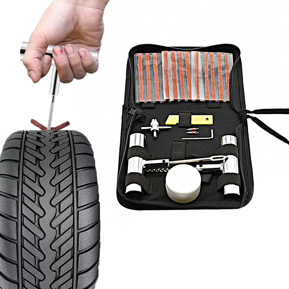 24Pcs Car Tire Repair Kit Car Tire Puncture Repair Tools