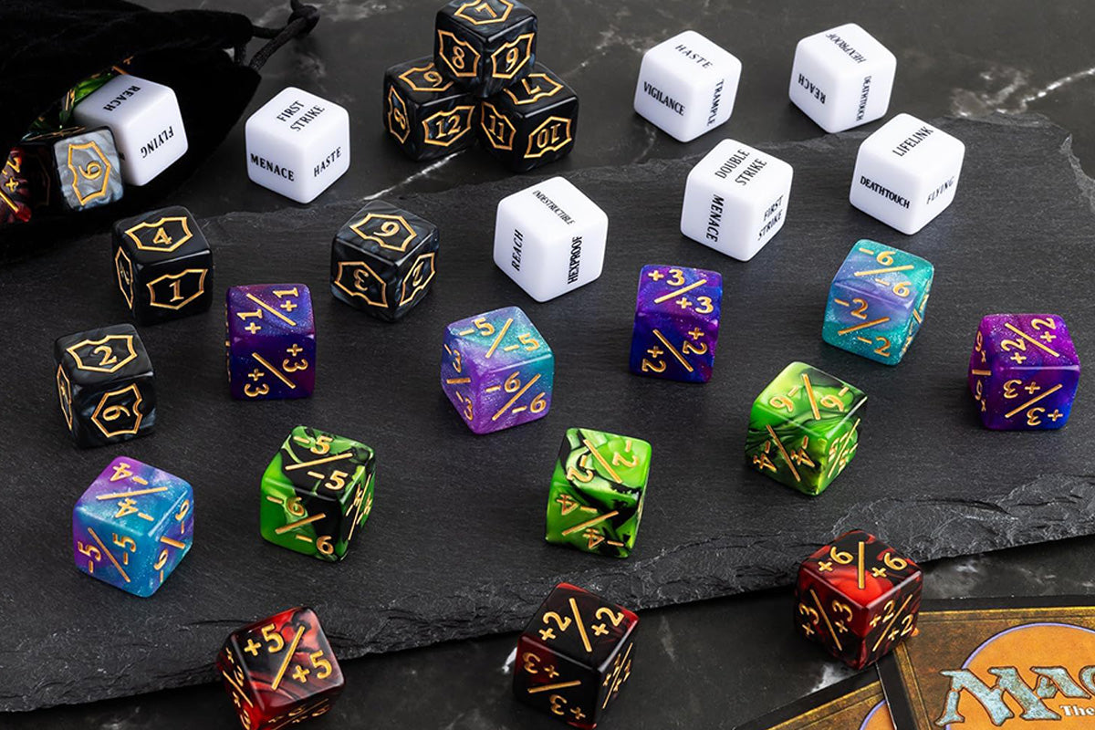 78 Pcs MTG Dice Set Card Game Accessories With Velvet Bag for Teens and Adult