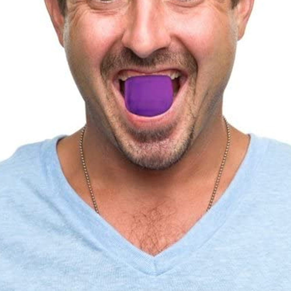 2Pcs Jawline Exerciser Facial Muscle Trainer Neck Face Toning Tool - Purple